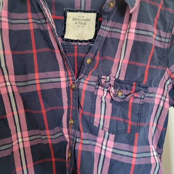 Abercrombie Plaid Button Up - Picture 2 of 2
